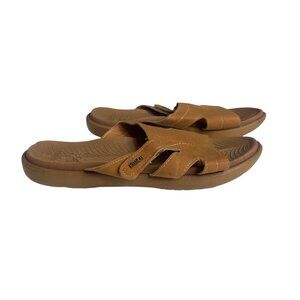 KuaiLu Eco-Friendly Sandals Womens 10.5 Tan Slides With Arch Support Durable New